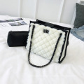 2021 New Rhombic Chain One-Shoulder Plush Messenger Bag for Women